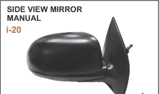 [MD 08318] Side Mirror-I 20 Cable (Vxi) Lh 