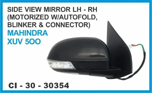[MD 13389] Side Mirror-Xuv 500 Motor With Blinker Rh 