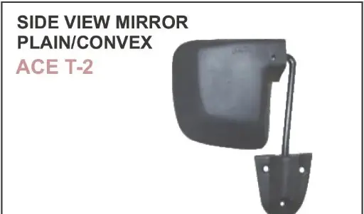 [MD 20206] Side Mirror-Tata Ace T2 Lh Convex 